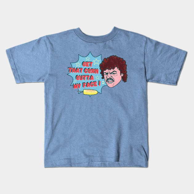 Nacho Libre Kids T-Shirt by seancarolan